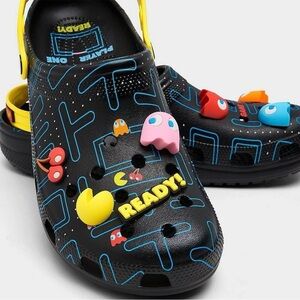 Crocs PacMan shoes / m6 w8 / RARE / hard to find size / NEW tags / cross posted
